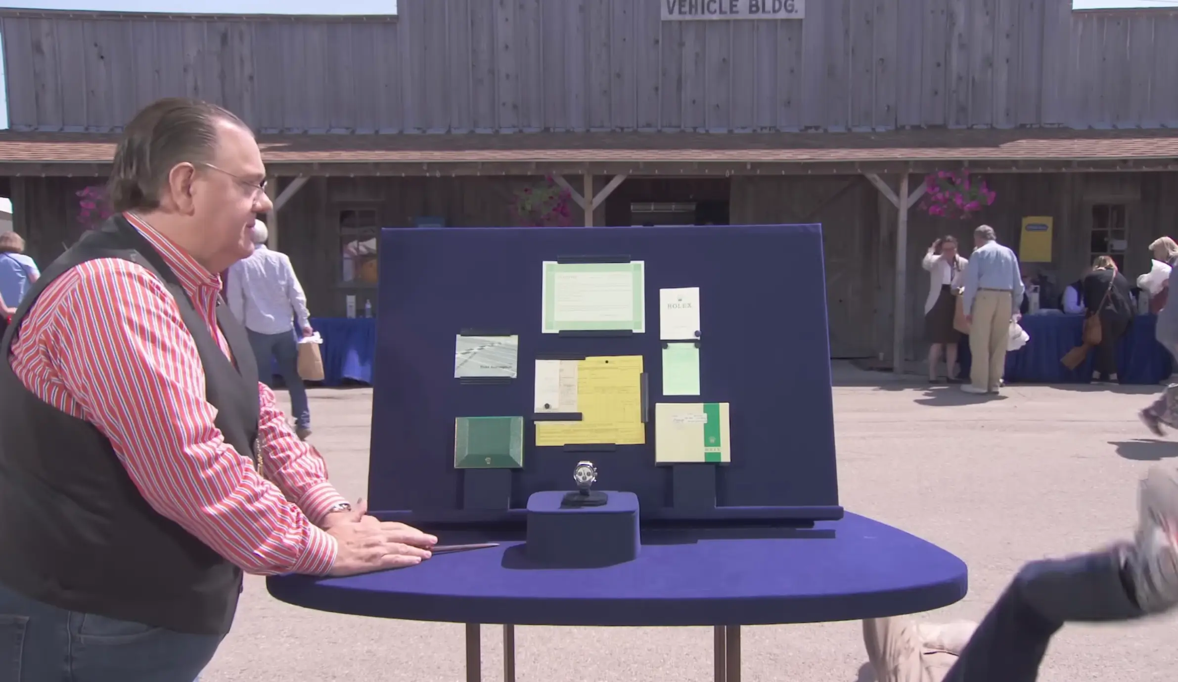 The Antiques Roadshow guest hit the deck after hearing the initial valuation, only for the appraiser to reveal it was worth even more (PBS)