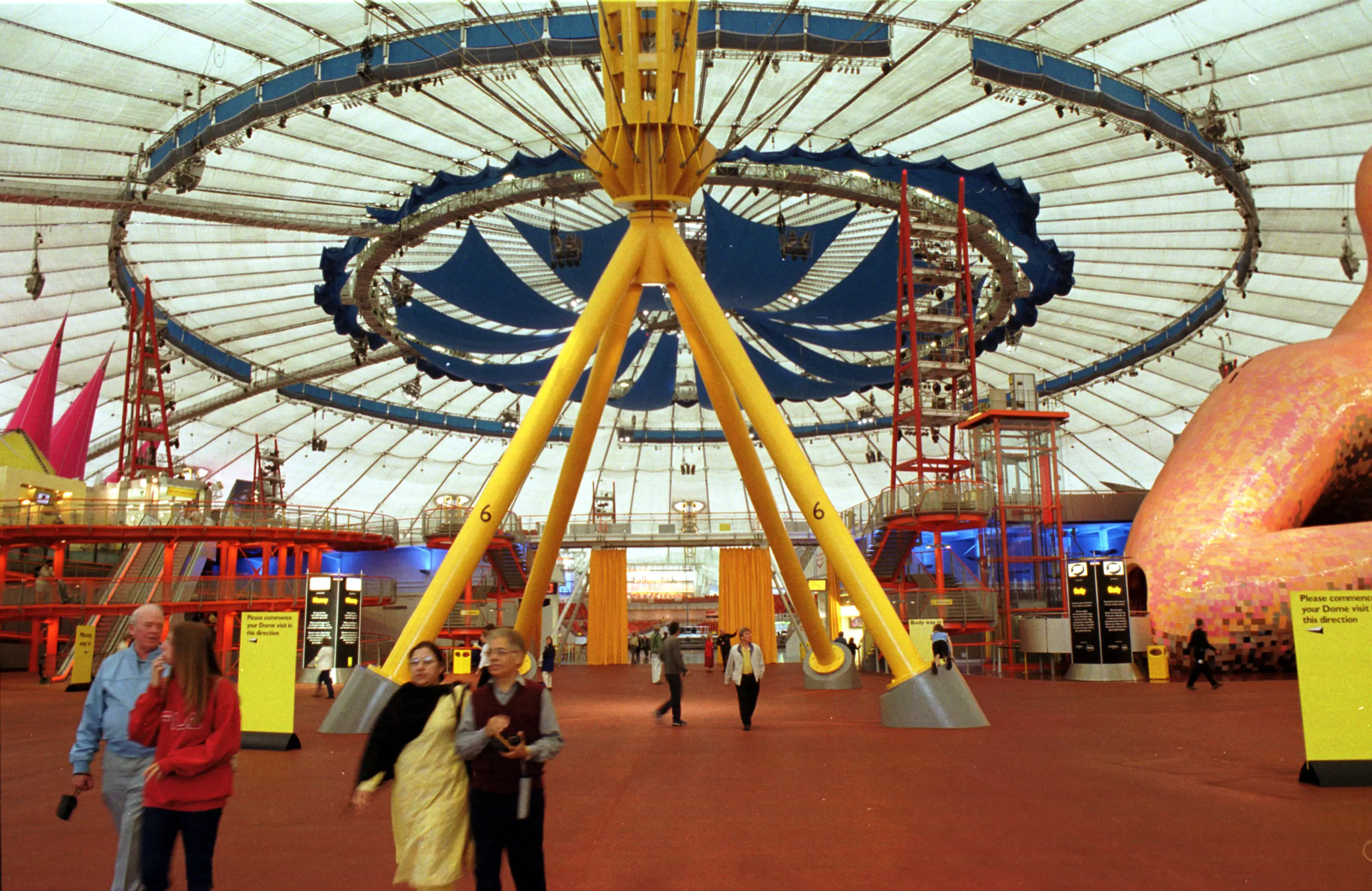 The Millennium Dome. (Getty Images/Carlos Lopez-Barillas/Liaison)