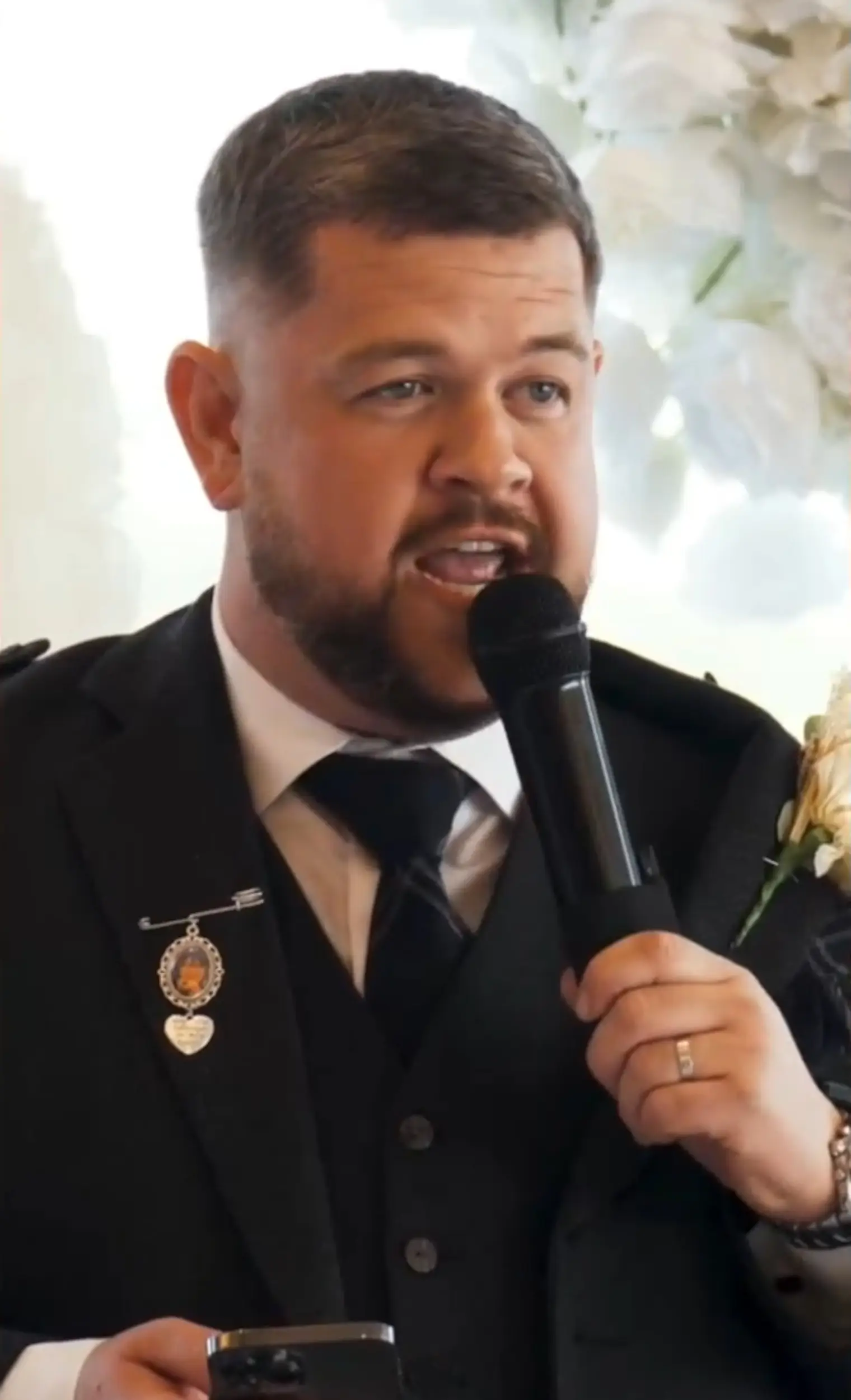 Grado called out his dad for using his late mum's Facebook.