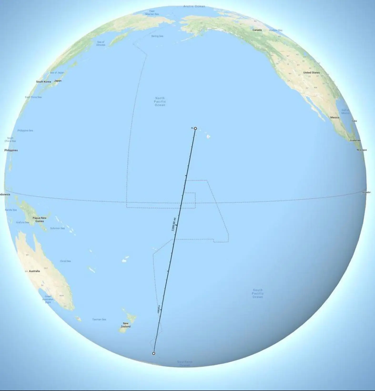 The  International Date Line is responsible for the so-called 'time travel' flights (X)