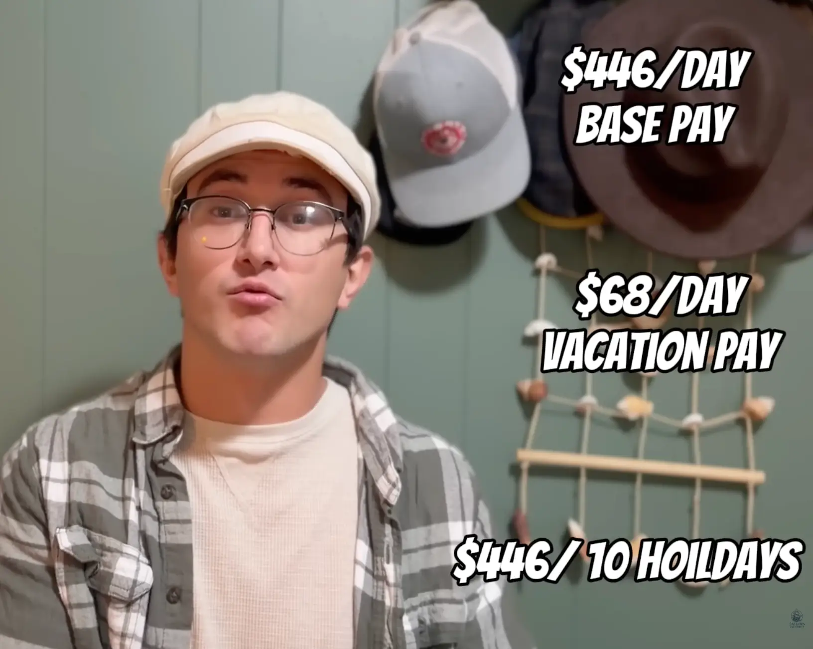 Sailor Dean has perfected the work-life balance (YouTube/Sailor Dean)