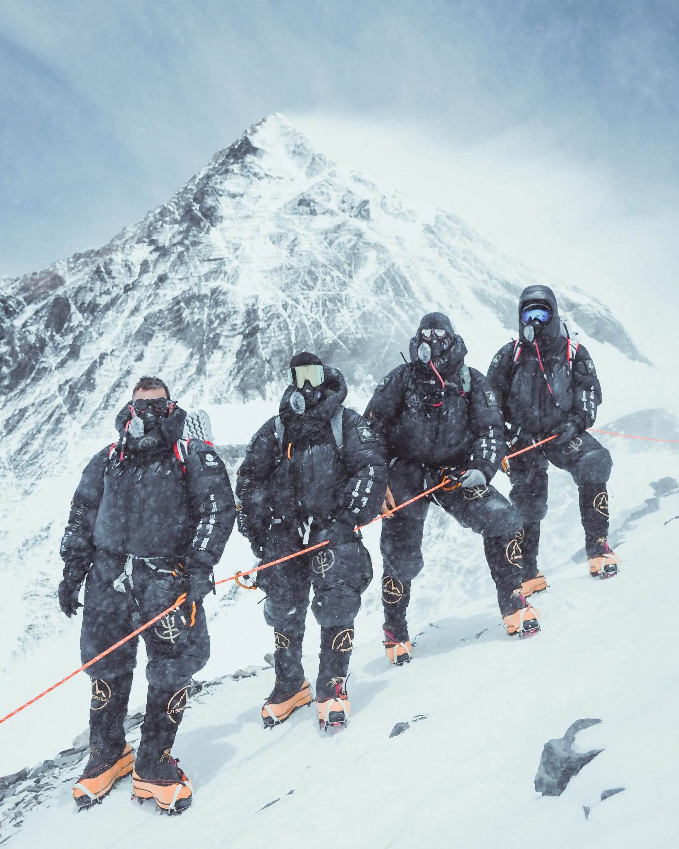 The Mission Everest crew completed the fastest ascent of the mammoth mountain in history (Supplied)