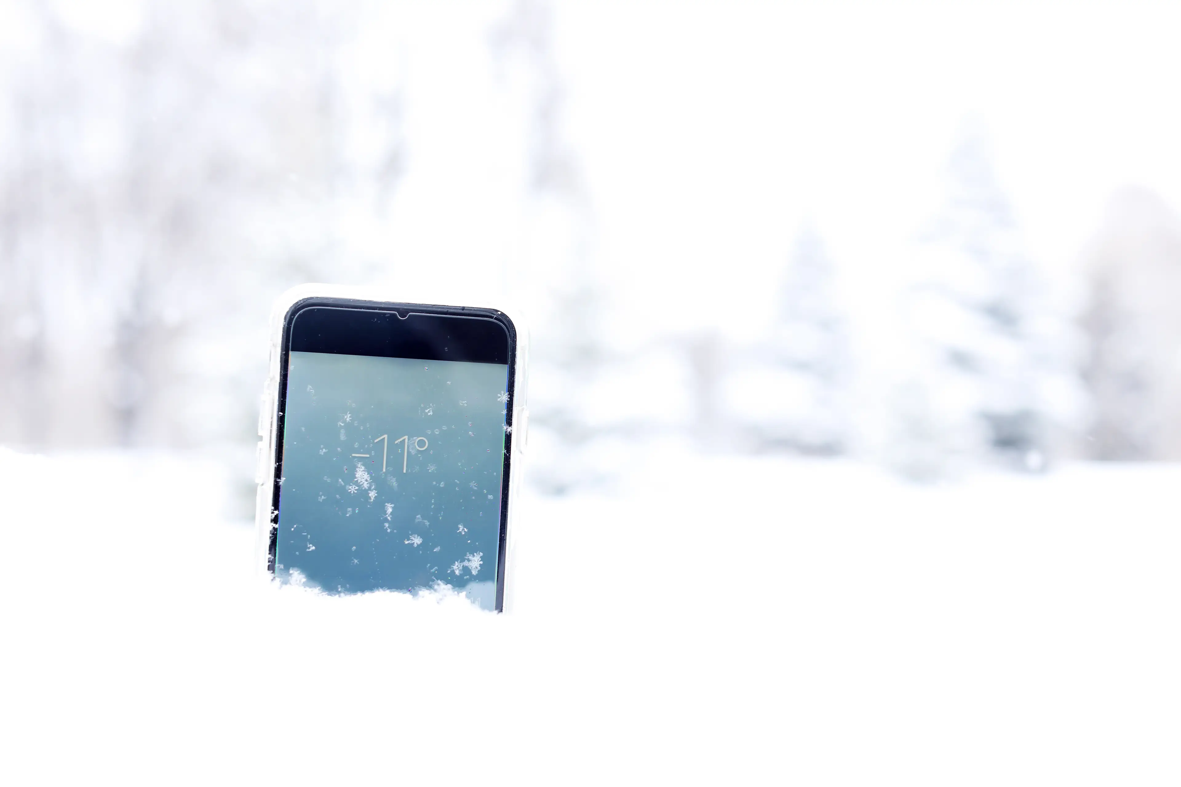 It's no surprise the cold weather has impact on your battery life.
