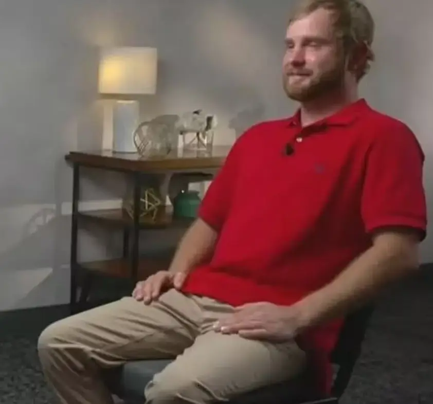 One moment he was using the toilet, the next he was in the middle of the Gulf of Mexico. (ABC News/ Good Morning America)