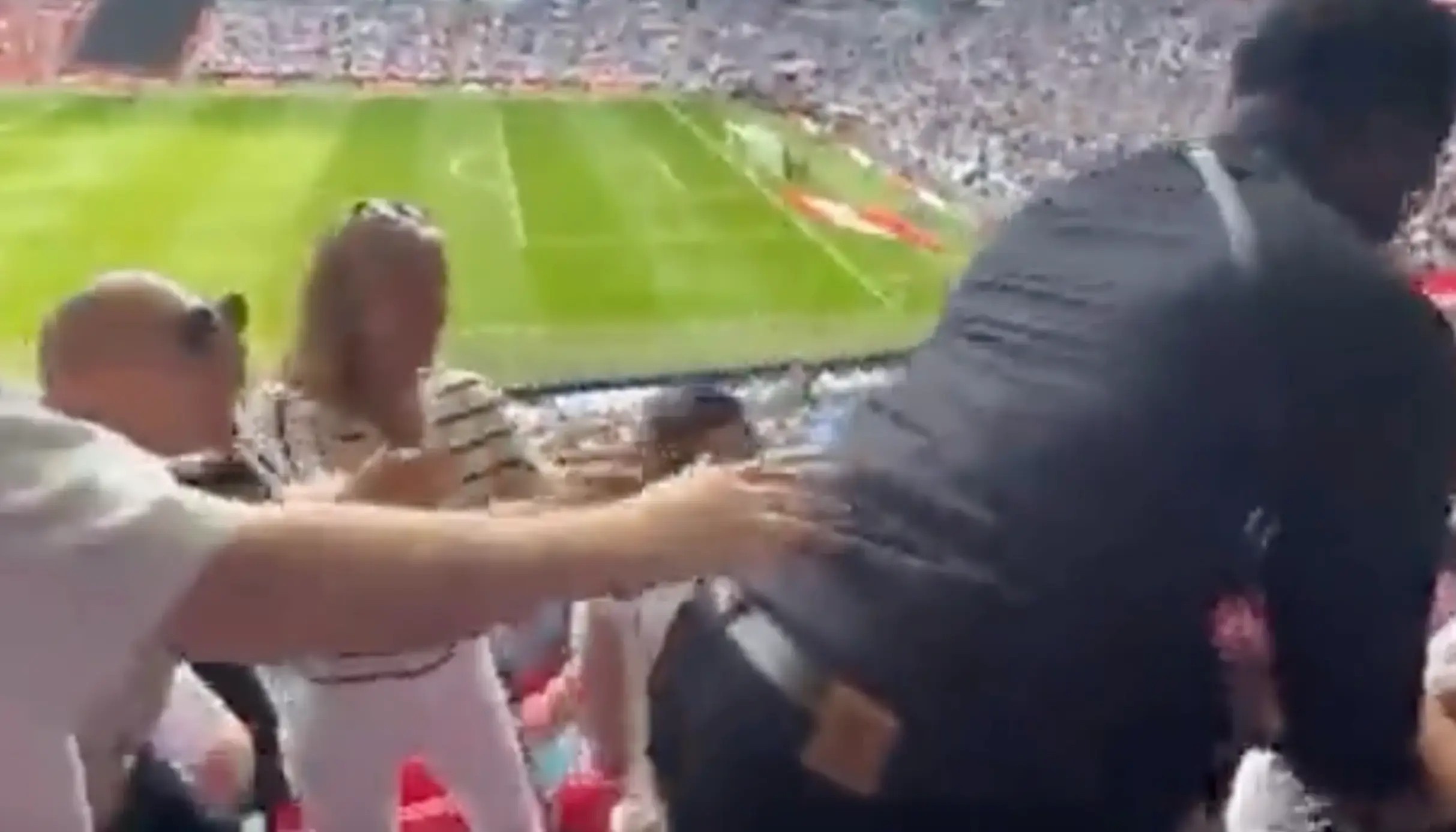 The US streamer's security quickly stepped in.