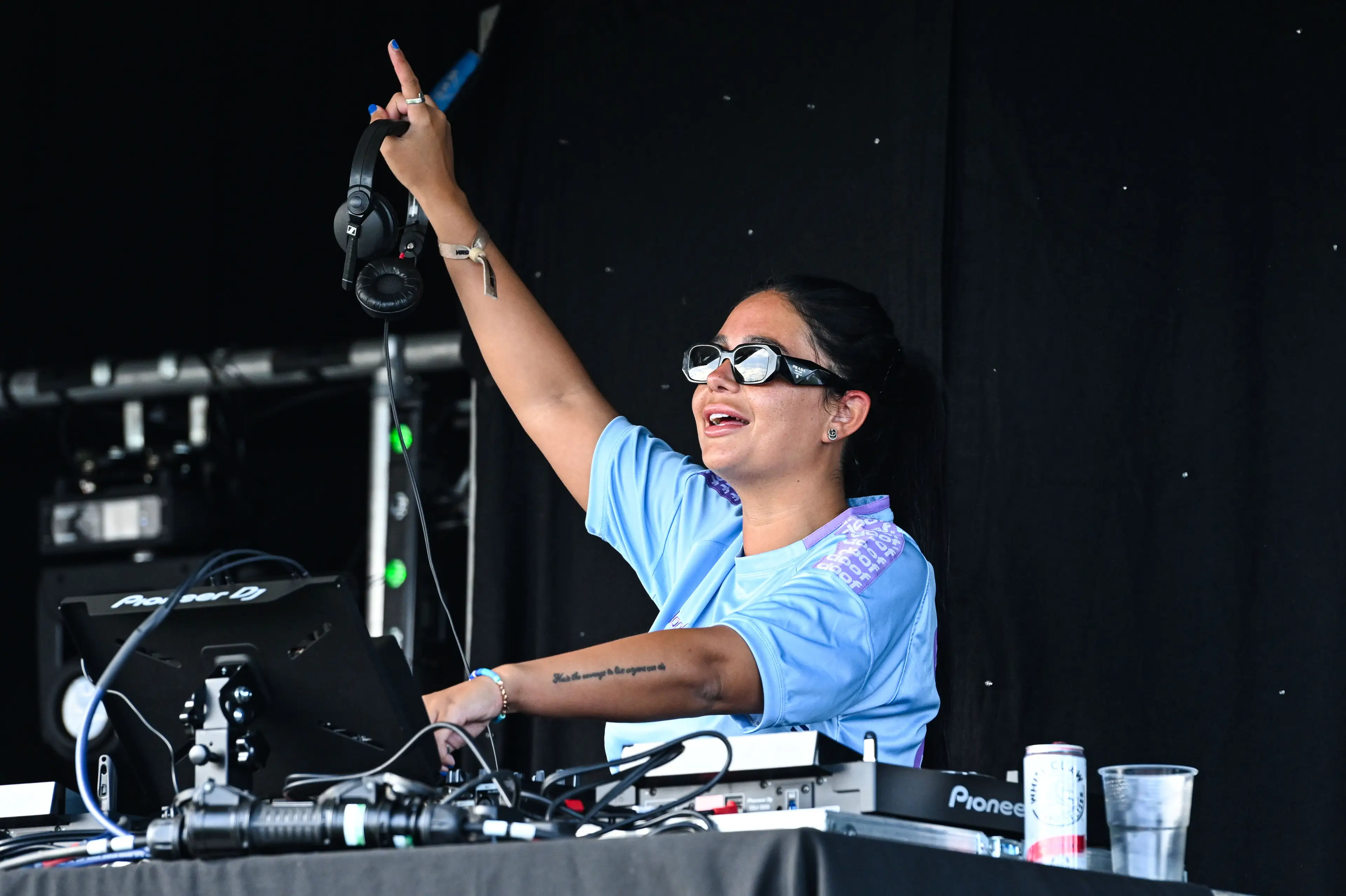 Laing, pictured playing in Dundee in 2024, said the festival was not at fault and staff were 'also appalled at the situation' (Paul Devlin/SNS Group via Getty Images)