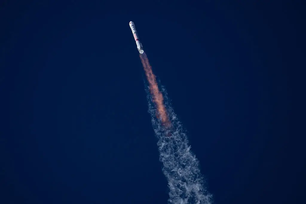 Parts of the rocket crashed back into Earth on Friday (Ni Yanqiang/Zhejiang Daily Press Group/VCG via Getty Images)