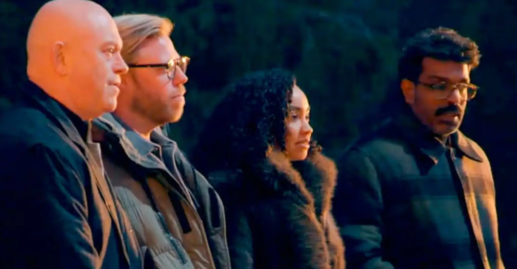 The episode ended with four Faithful summoned for a game of hide and seek. (BBC)