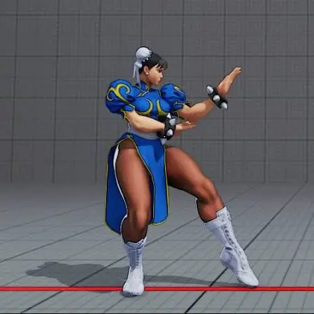 Chun-Li in the games (CAPCOM)