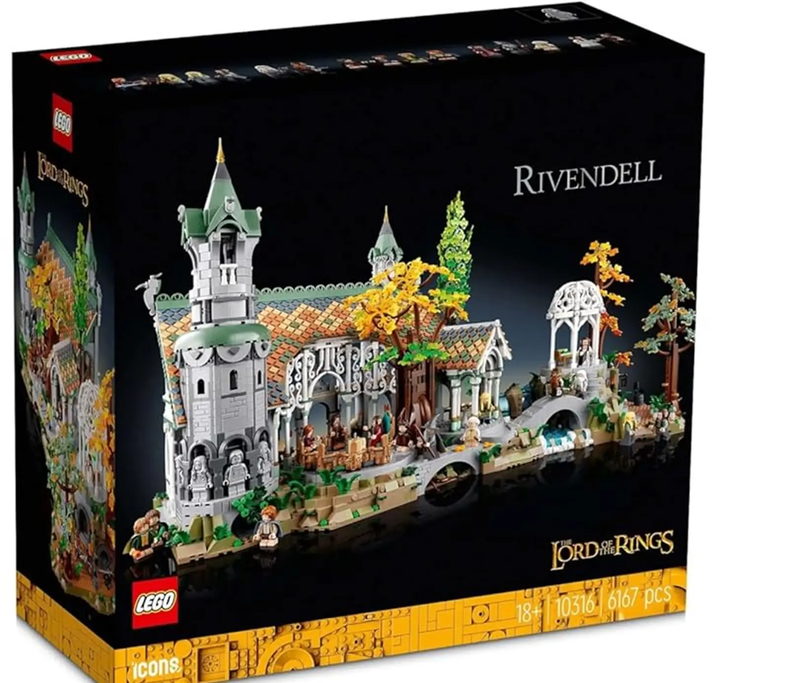 This LEGO Rivendell set is incredibly detailed (Amazon)
