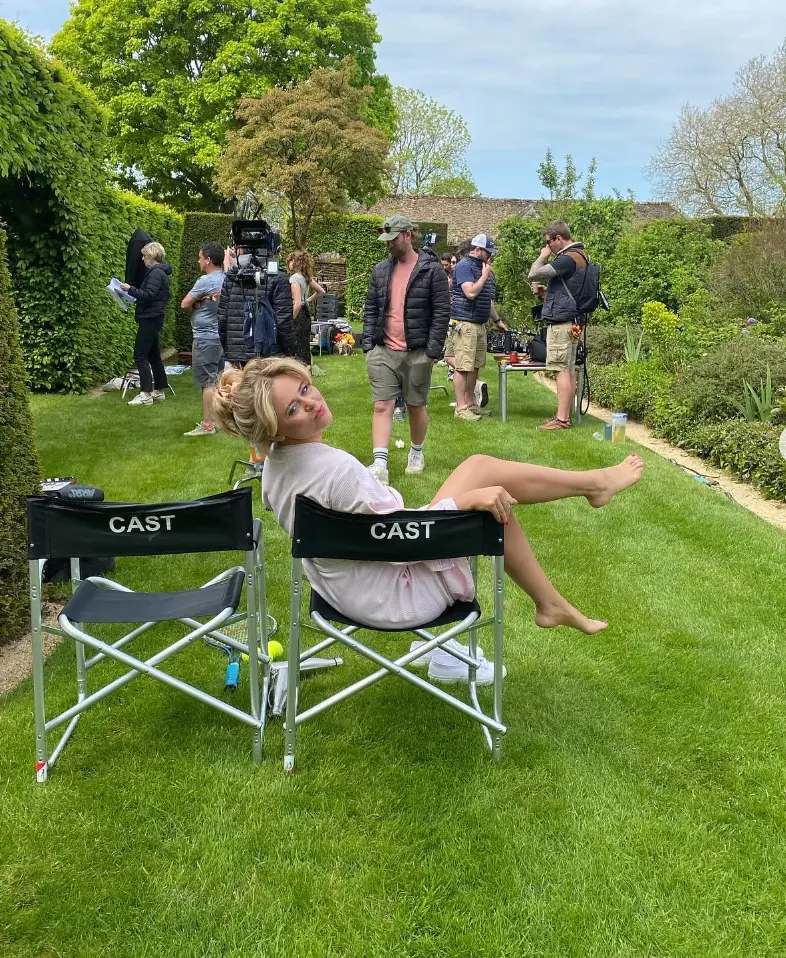 Emily Atack found it 'liberating' to film the nude scene (Instagram/@emilyatack)