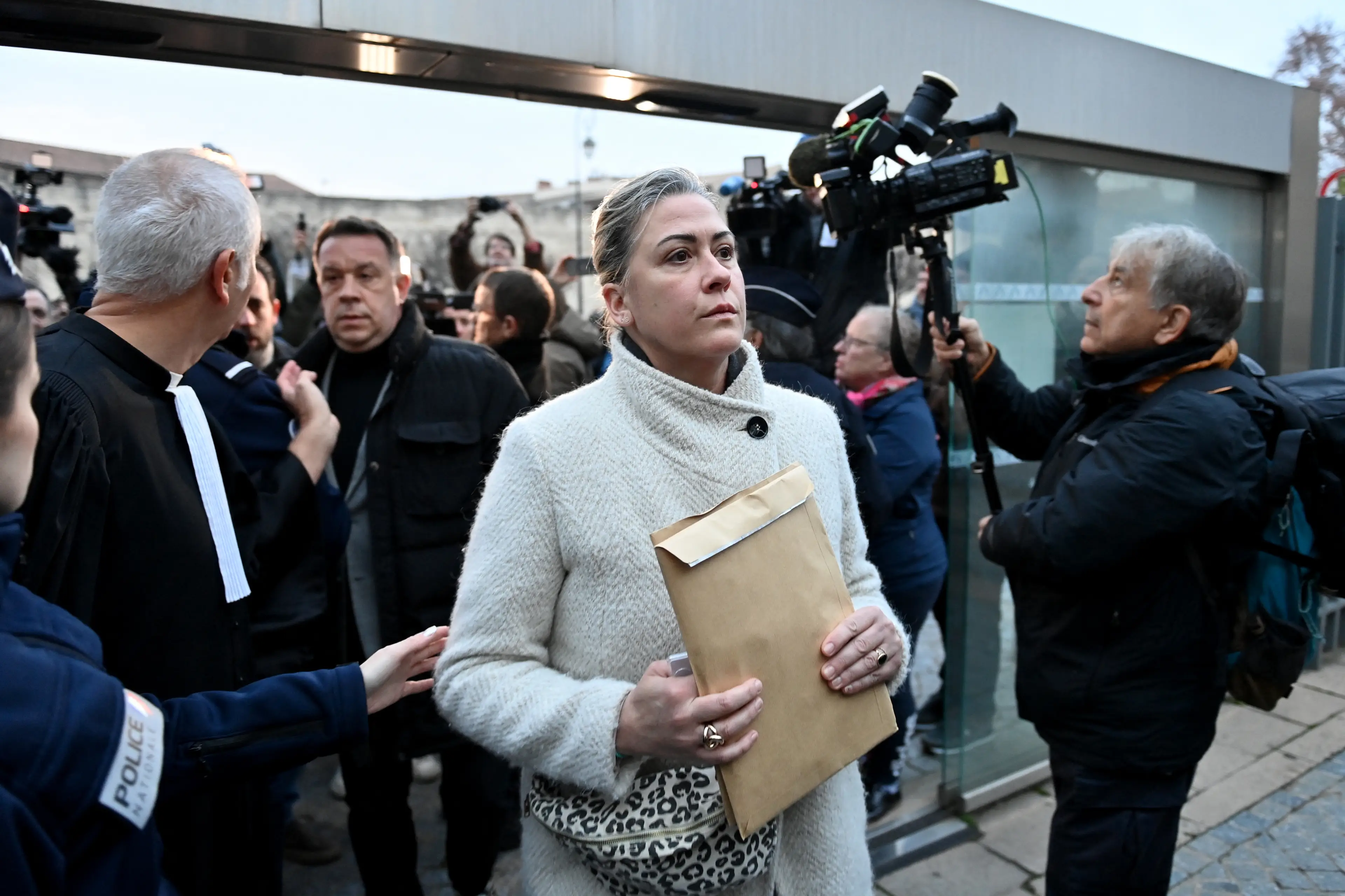 Caroline Darian has filed criminal charges against her father (SYLVAIN THOMAS via Getty Images)