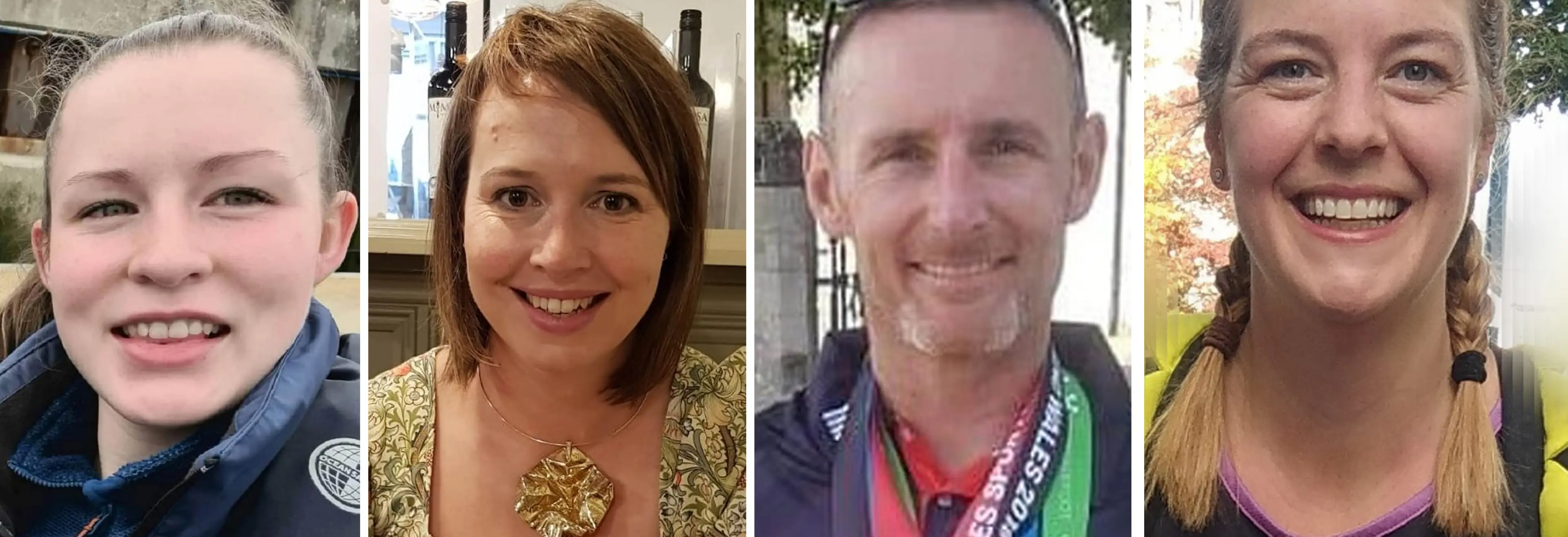 (From left to right) Morgan Rogers, Nicola Wheatley, Paul O'Dwyer and Andrea Powell (Family handout)