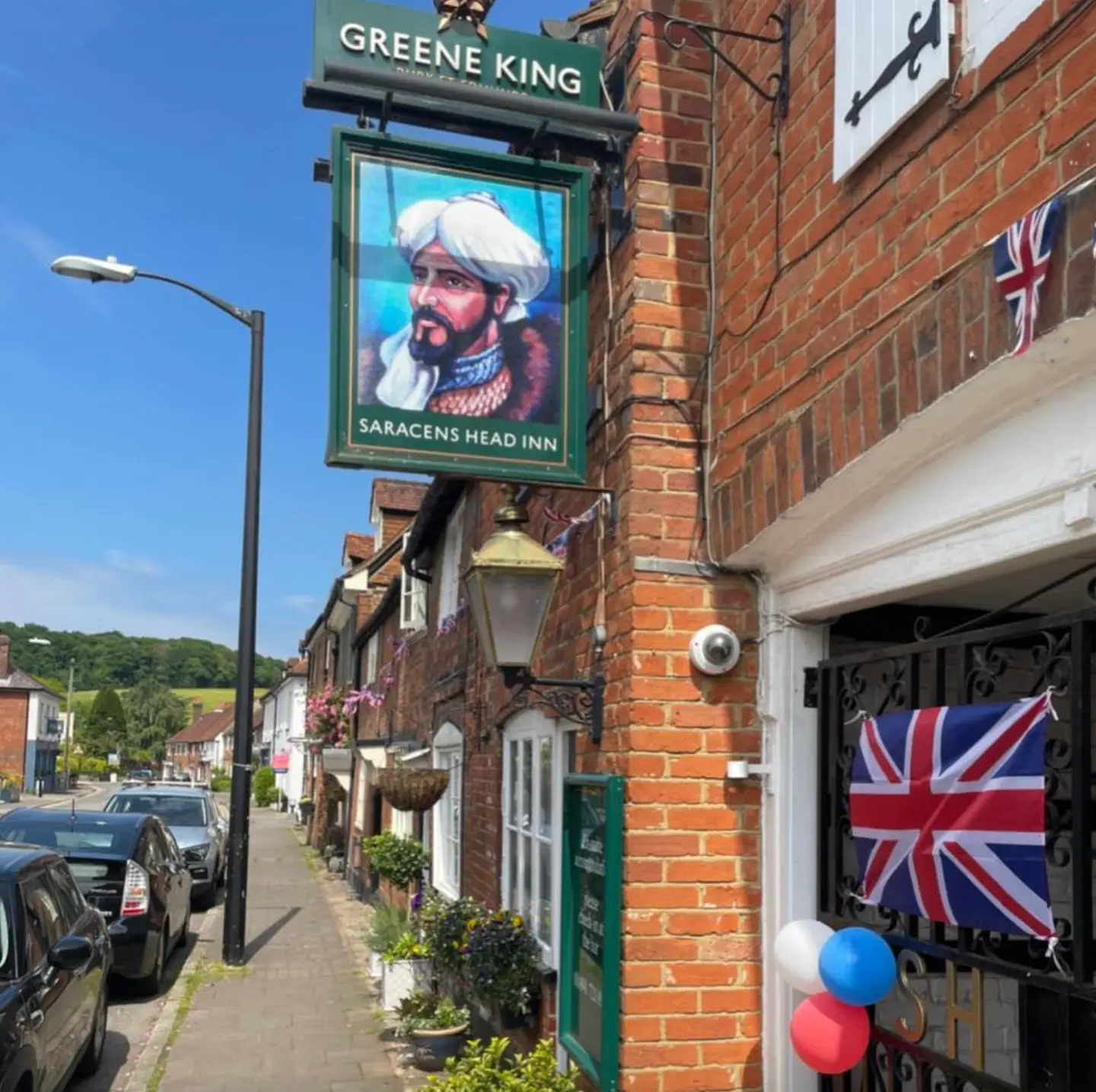 The pub sign that caused Baqa to file a lawsuit (Facebook)