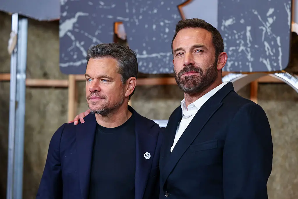 Damon and Affleck star together in The Rip (Stephanie Augello/Variety via Getty Images)