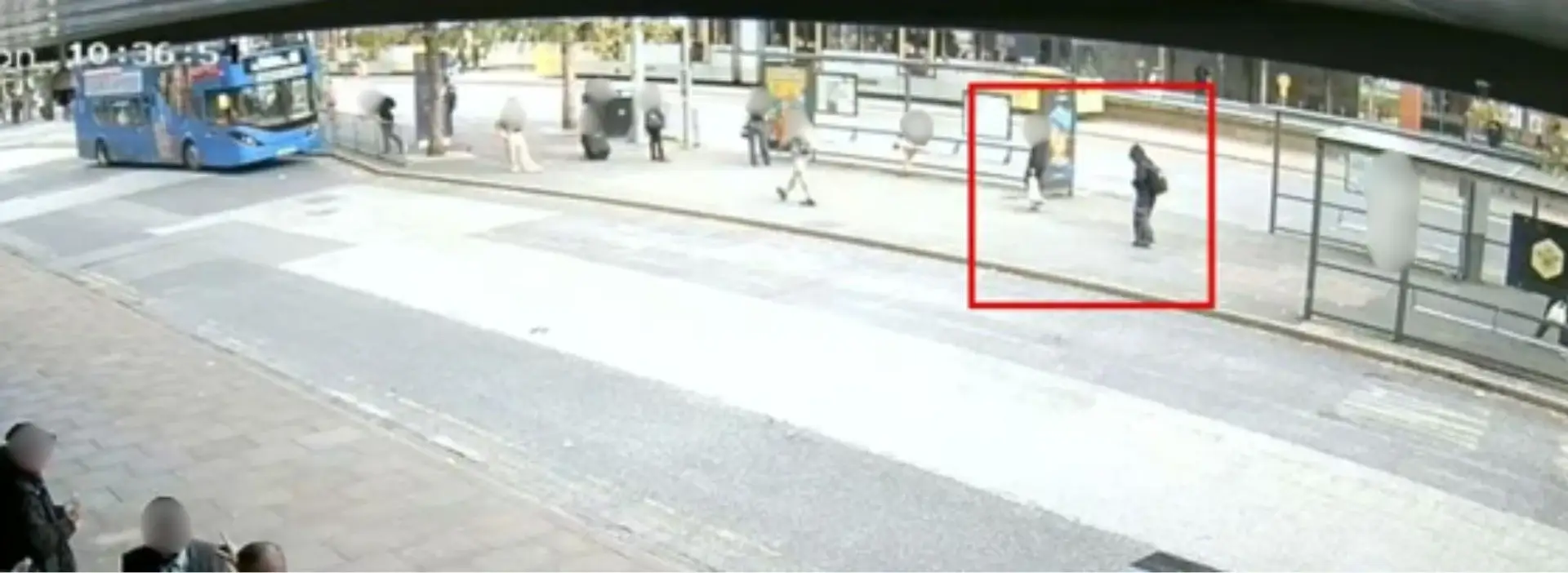 CCTV of Lillia at Piccadilly station in Manchester (GMP)