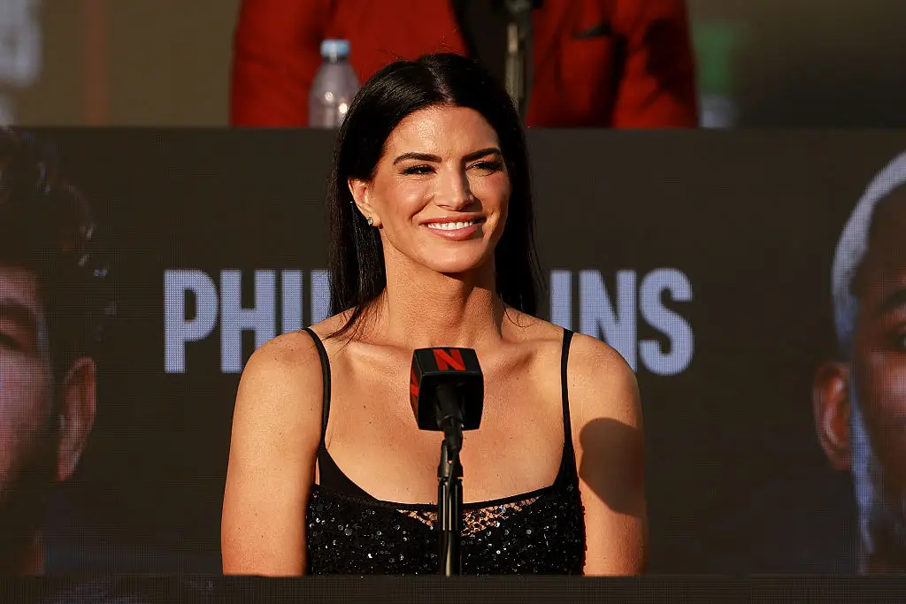 Gina Carano has been handed a 7-day suspension after her bout with Ronda Rousey (Sarah Stier/Getty Images for Netflix)