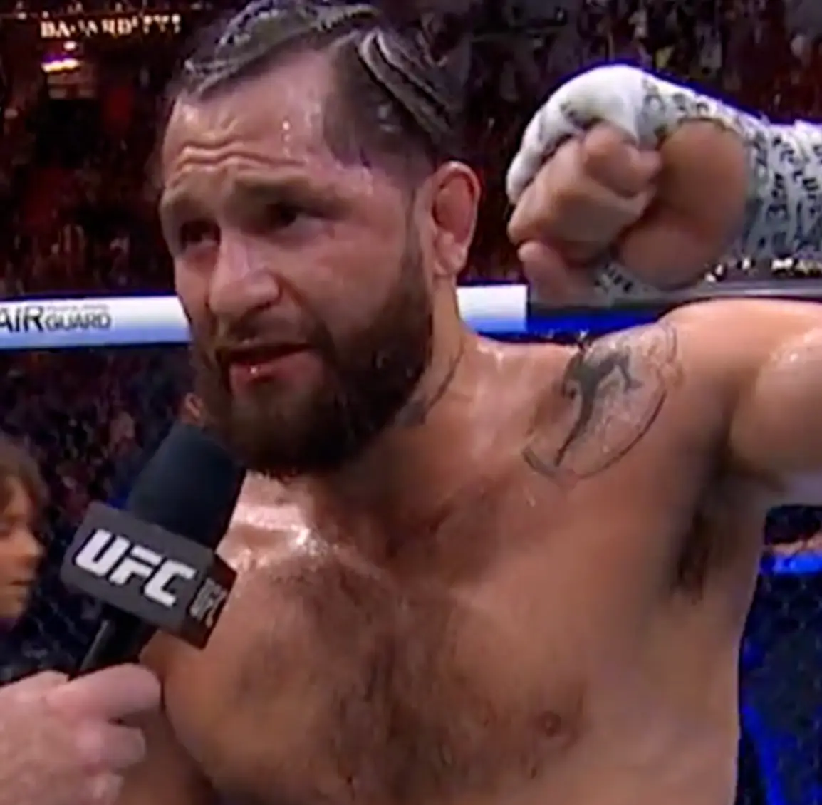 Masvidal lost the fight after Drake bet on him.