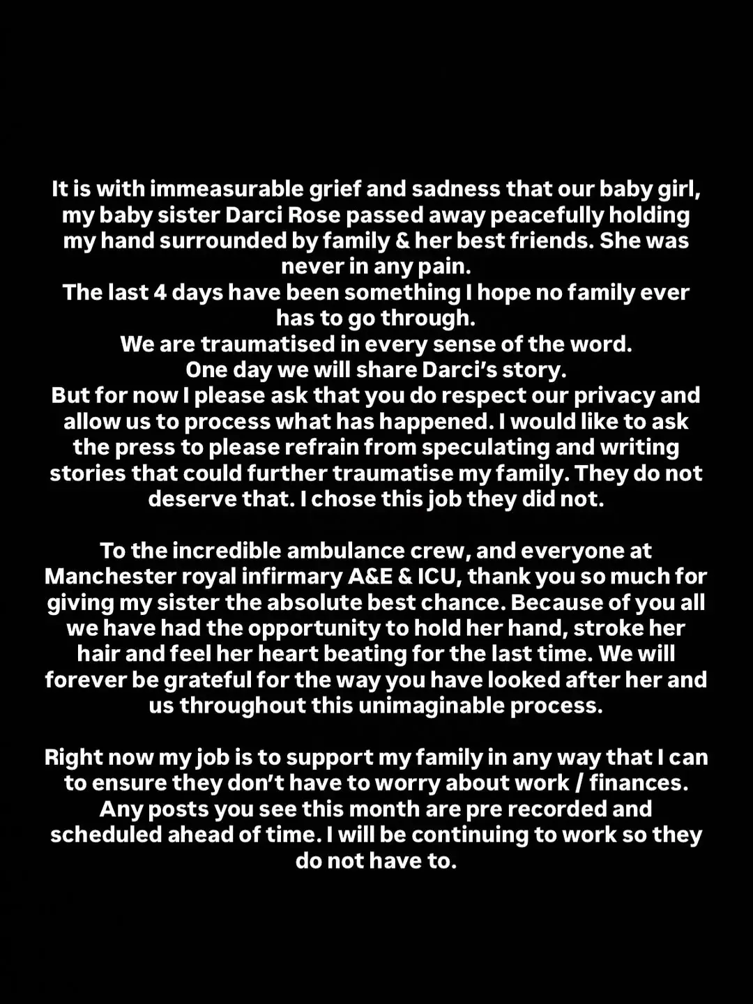 Holly shared the news on Instagram (Holly Hagan / Instagram)