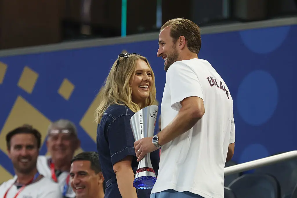 Harry Kane and his wife Katie (Richard Pelham/Getty Images)