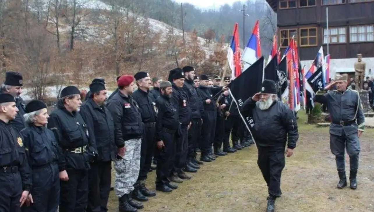 Slavko Aleksic's death comes a month after the human safari allegations resurfaced (YouTube/BIR TV)