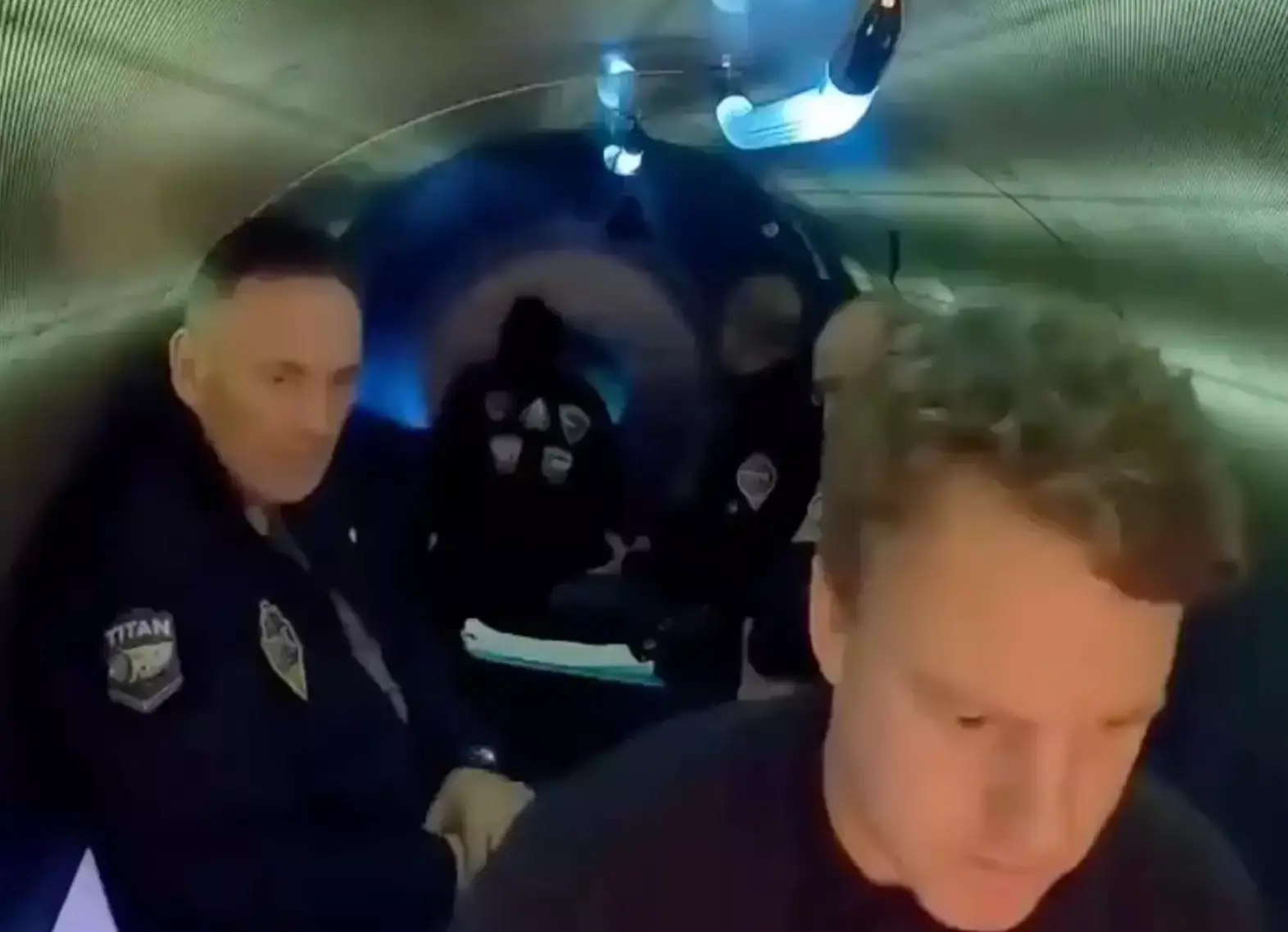 The Titan sub began spinning out of control.