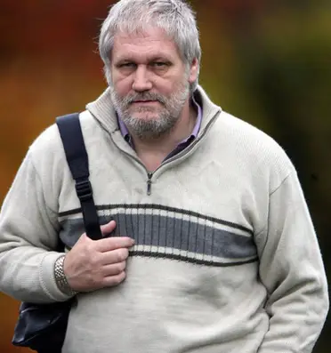 He was sued by his victim when she found out about the jackpot.