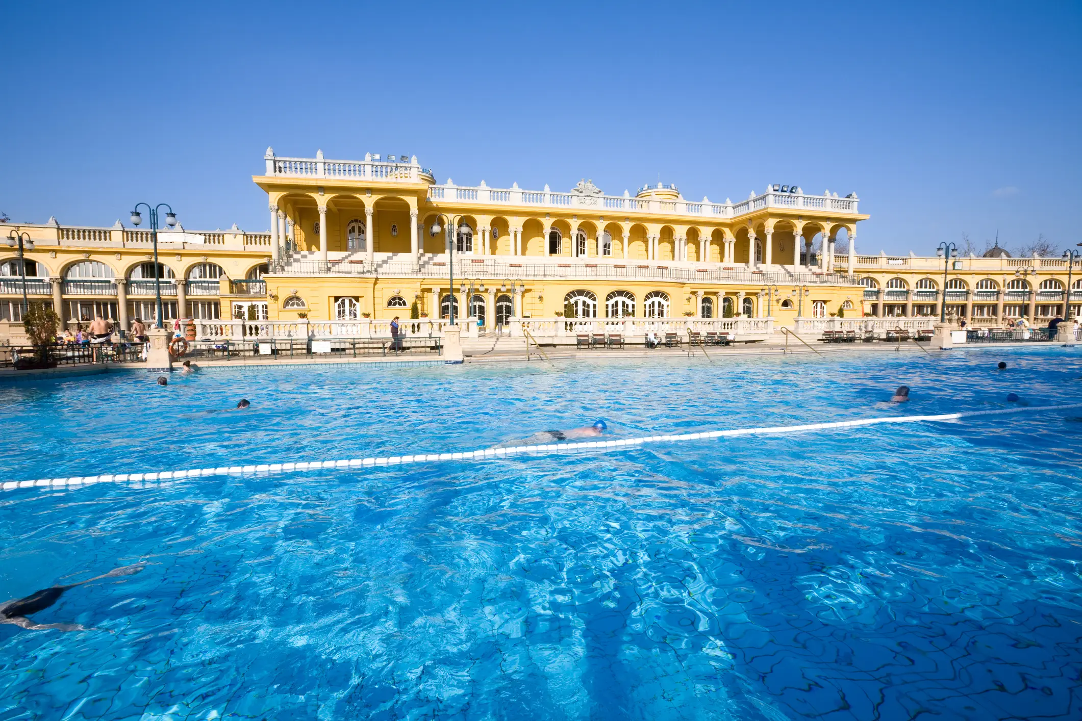 Unwind at the Szechenyi Bath in Budapest (Getty)