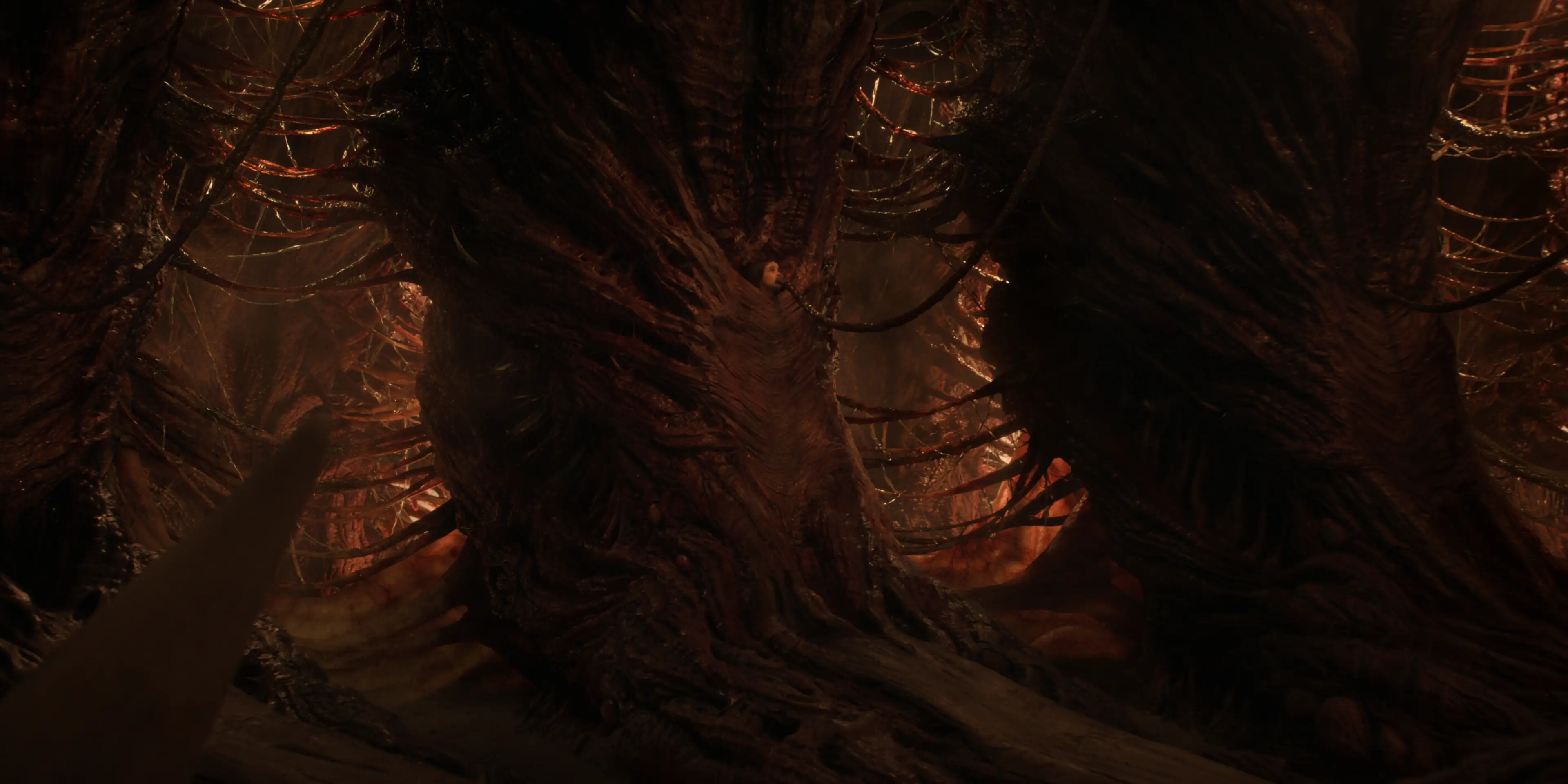 The moment comes as Holly breaks free from the Pain Tree. (Netflix)