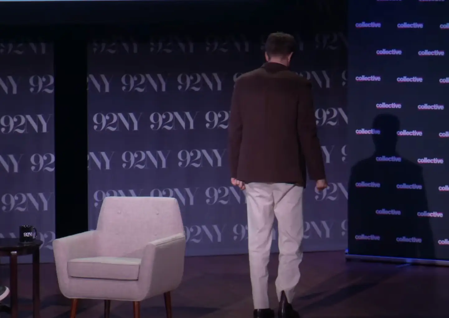 The actor recreated the moment during an interview (YouTube/Josh Horowitz)