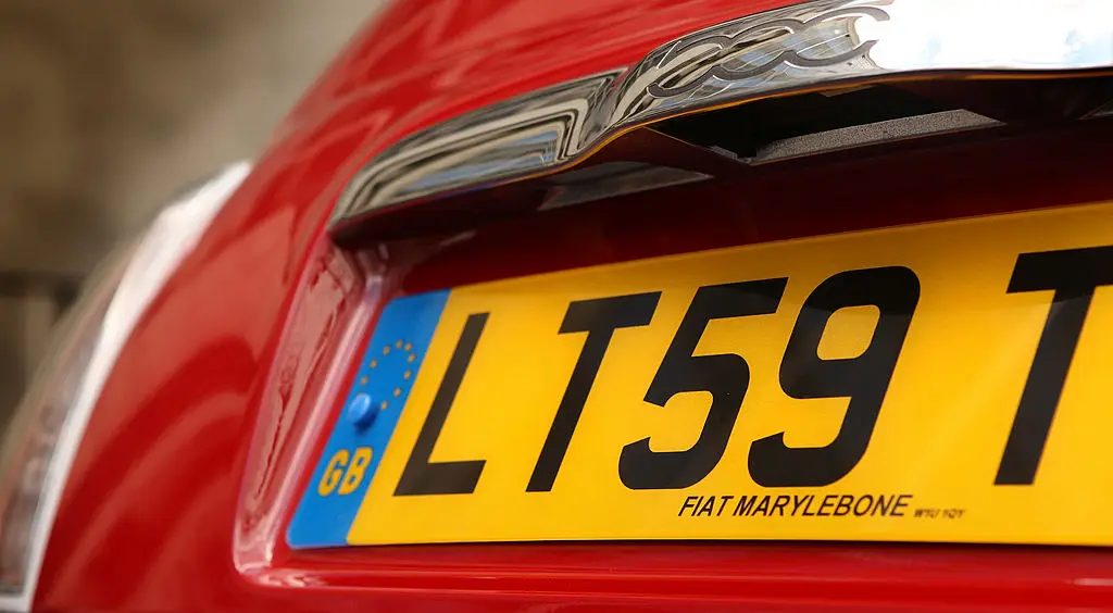 So this number plate would be for a 2009 car registered in London (Oli Scarff/Getty Images)