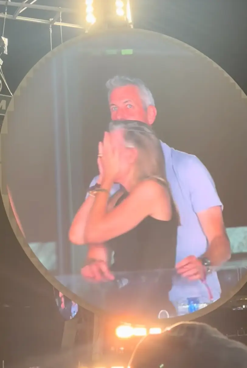 CEO Andy Byron and colleague Kristin Cabot were caught embracing at a Coldplay concert in a now viral moment (TikTok/@instaagraace)