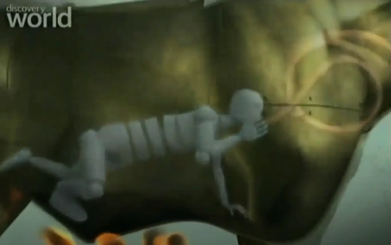 The bull is specifically designed to turn the prisoner's screams into the bellowing of a bull (DiscoveryWorld)