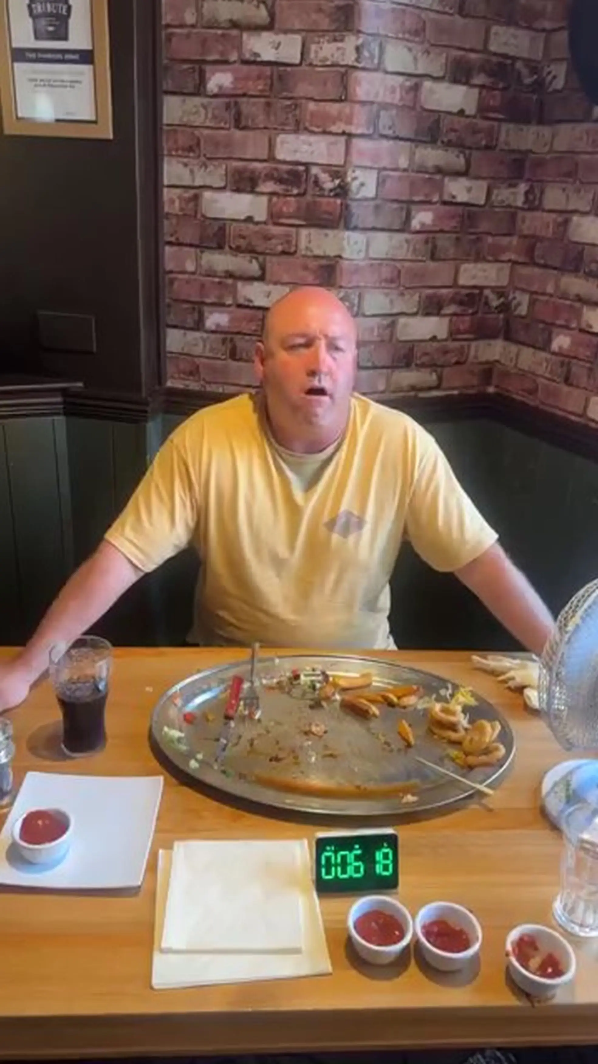 Andrew struggled after 20 minutes. (Kennedy News and Media)