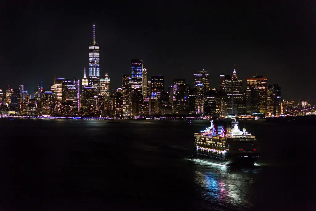 Like cities, cruise ships essentially have their own light pollution. (C. Taylor Crothers/Getty Images)