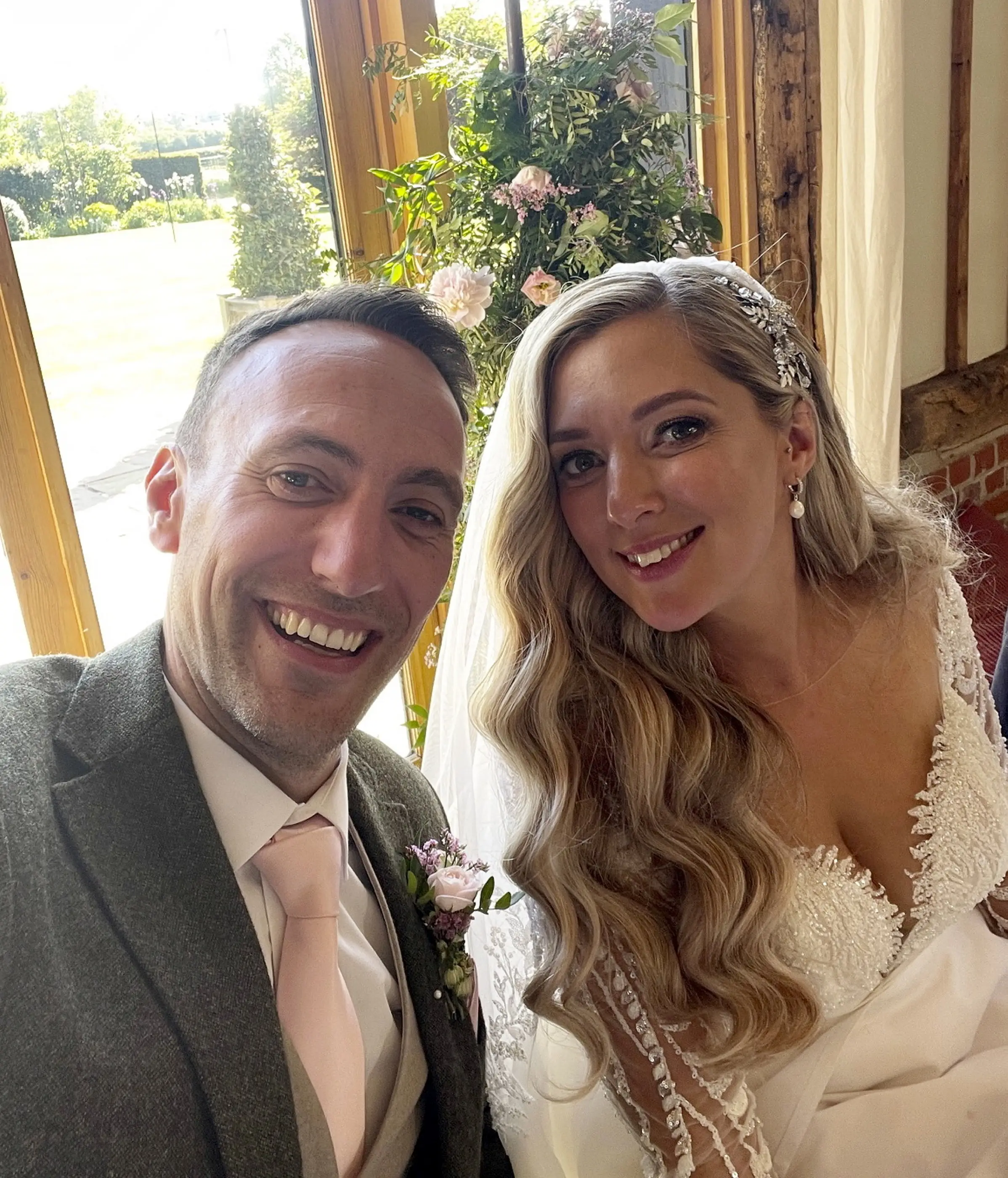 Leon and Amy's honeymoon ended on a sour note (SWNS/Leon Wright)