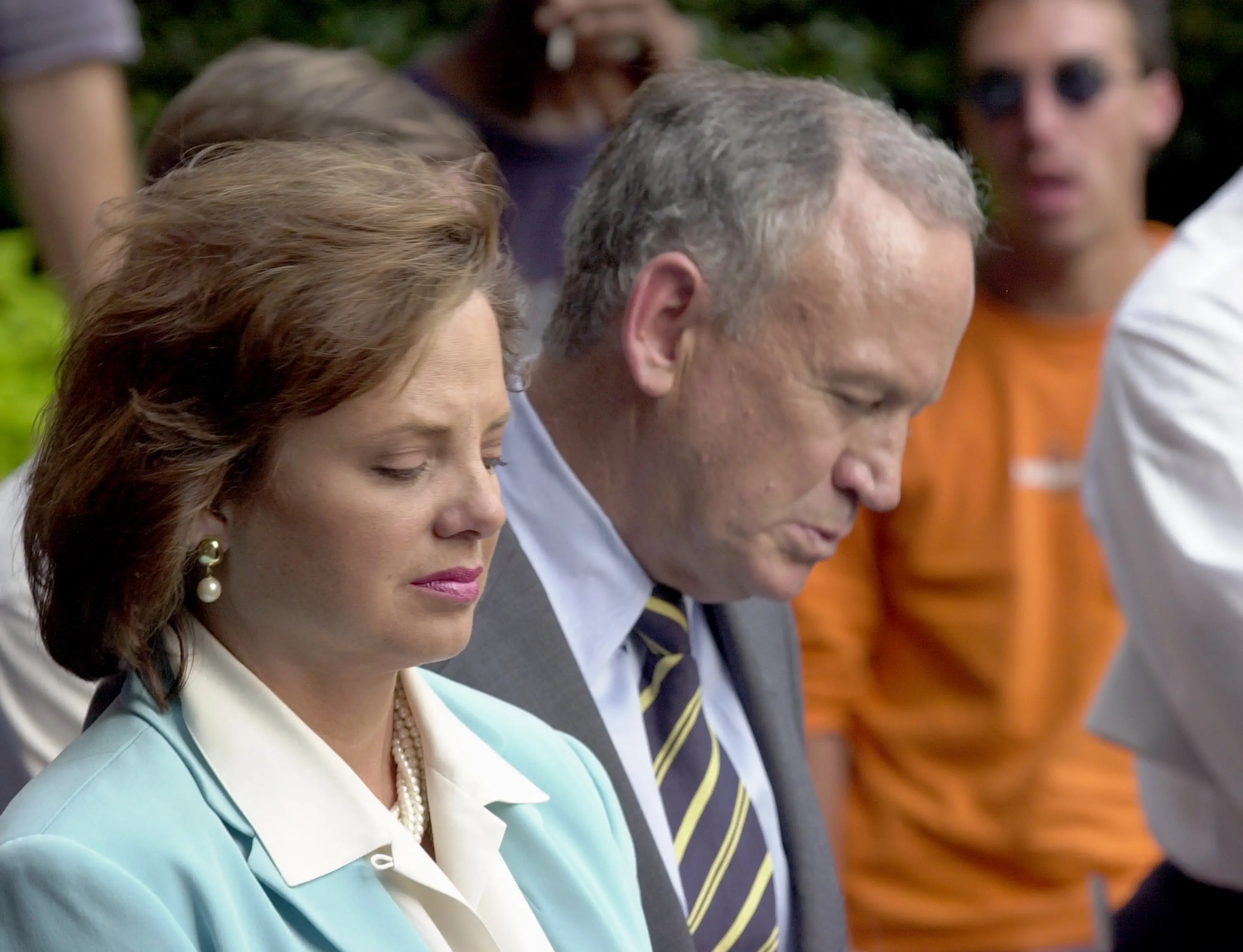 Patsy and John Ramsey were questioned over their daughter's death. (Erik S. Lesser/Liaison)