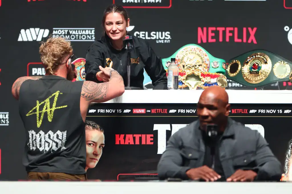 Jake Paul's bet with Katie Taylor means a lot (Ed Mulholland/Getty Images)