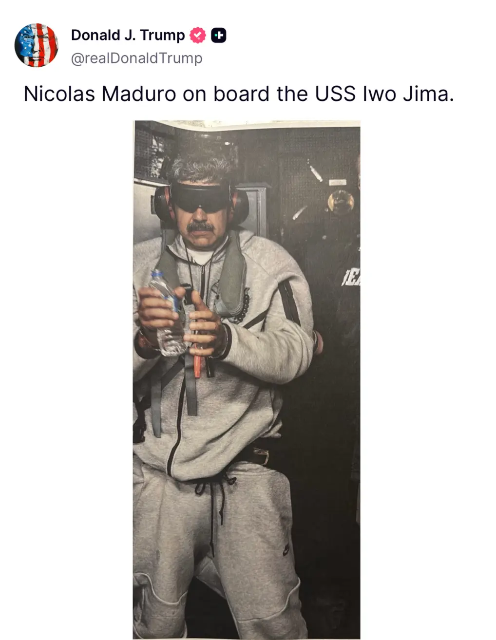 He confirmed the 'large-scale attack'. (WhiteHouse/X)