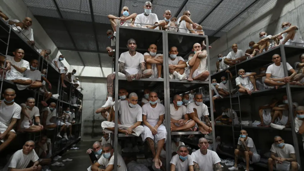 Inhumane rules inside 'world's worst prison' as first prisoners from America arrive after Trump 'defies judge'