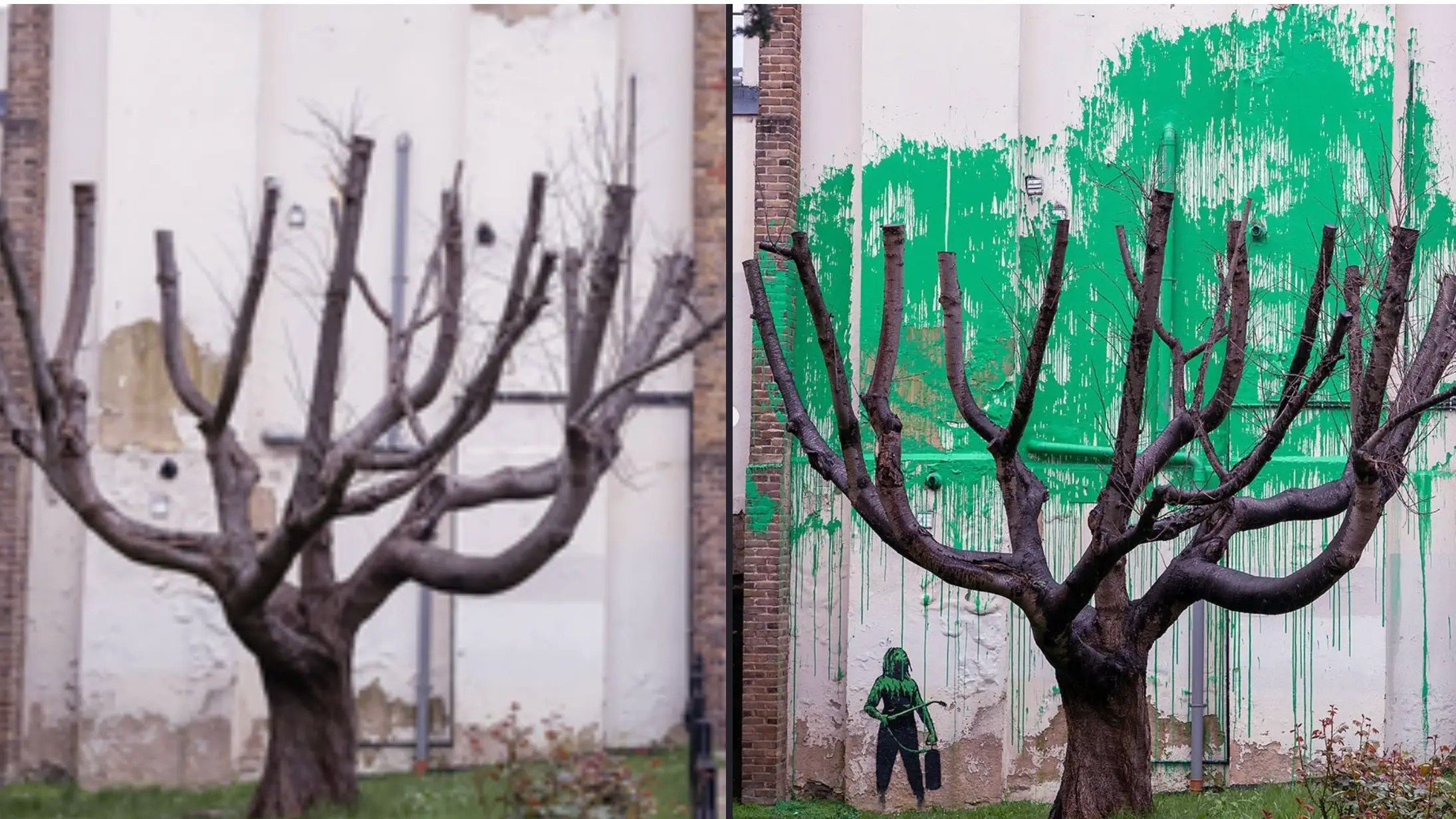 Local fears rent will 'skyrocket' as Banksy confirms first piece of 2024