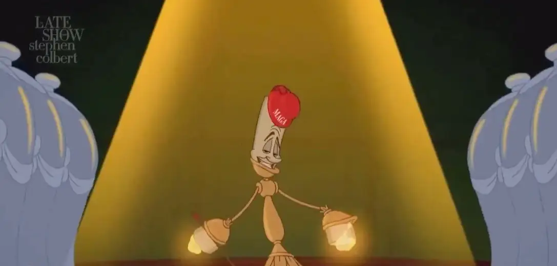 The parody has proved a hit with social media users (CBS)