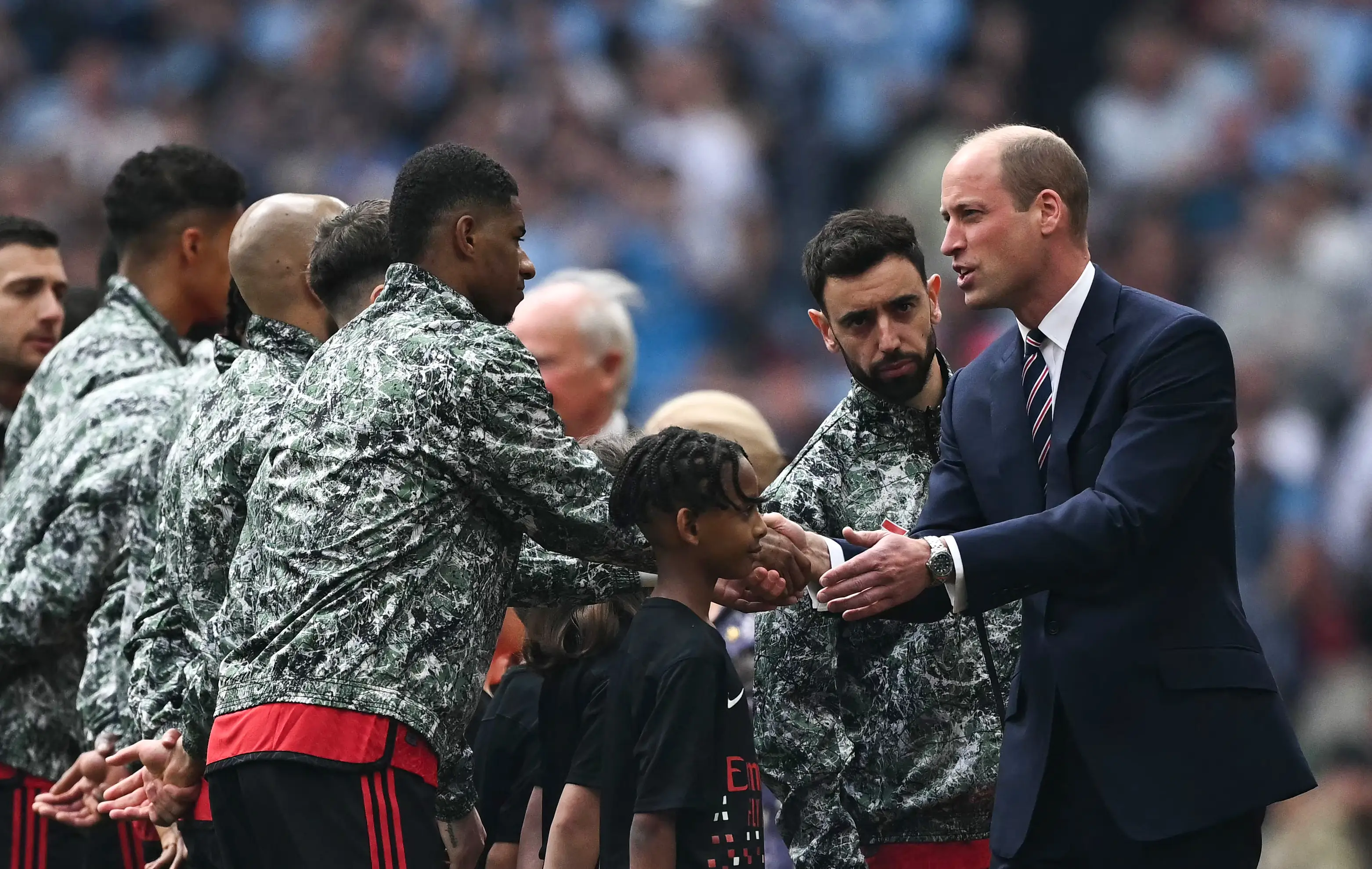 Prince William is in attendance. (BEN STANSALL/AFP via Getty Images)