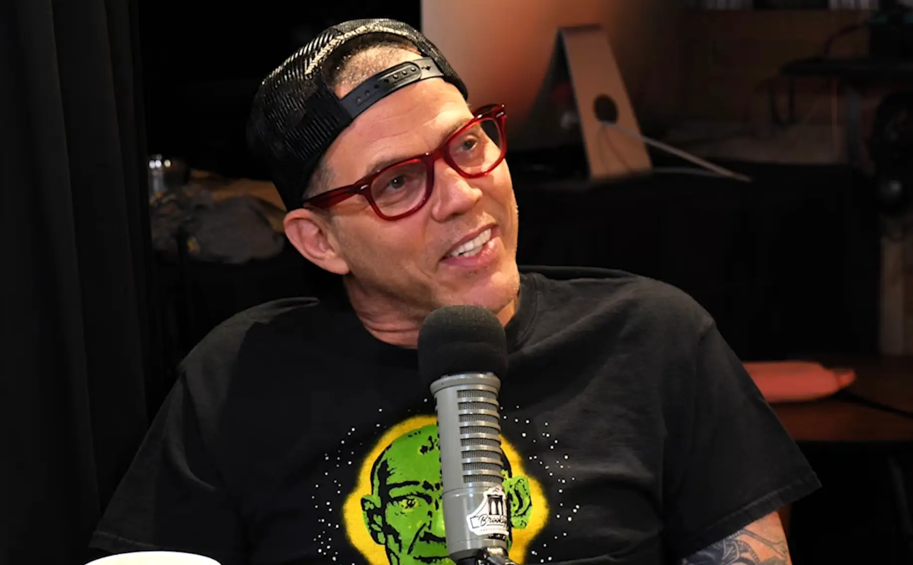 He admitted he 'would love to be able to smoke weed' (YouTube/Steve-O's Wild Ride!)