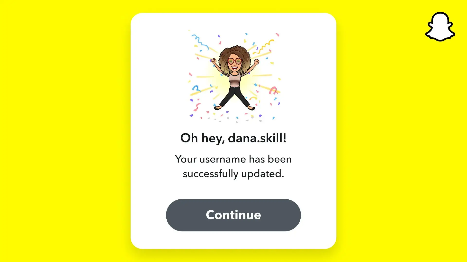 Yes, it is possible to change your Snapchat username! (Press handout)