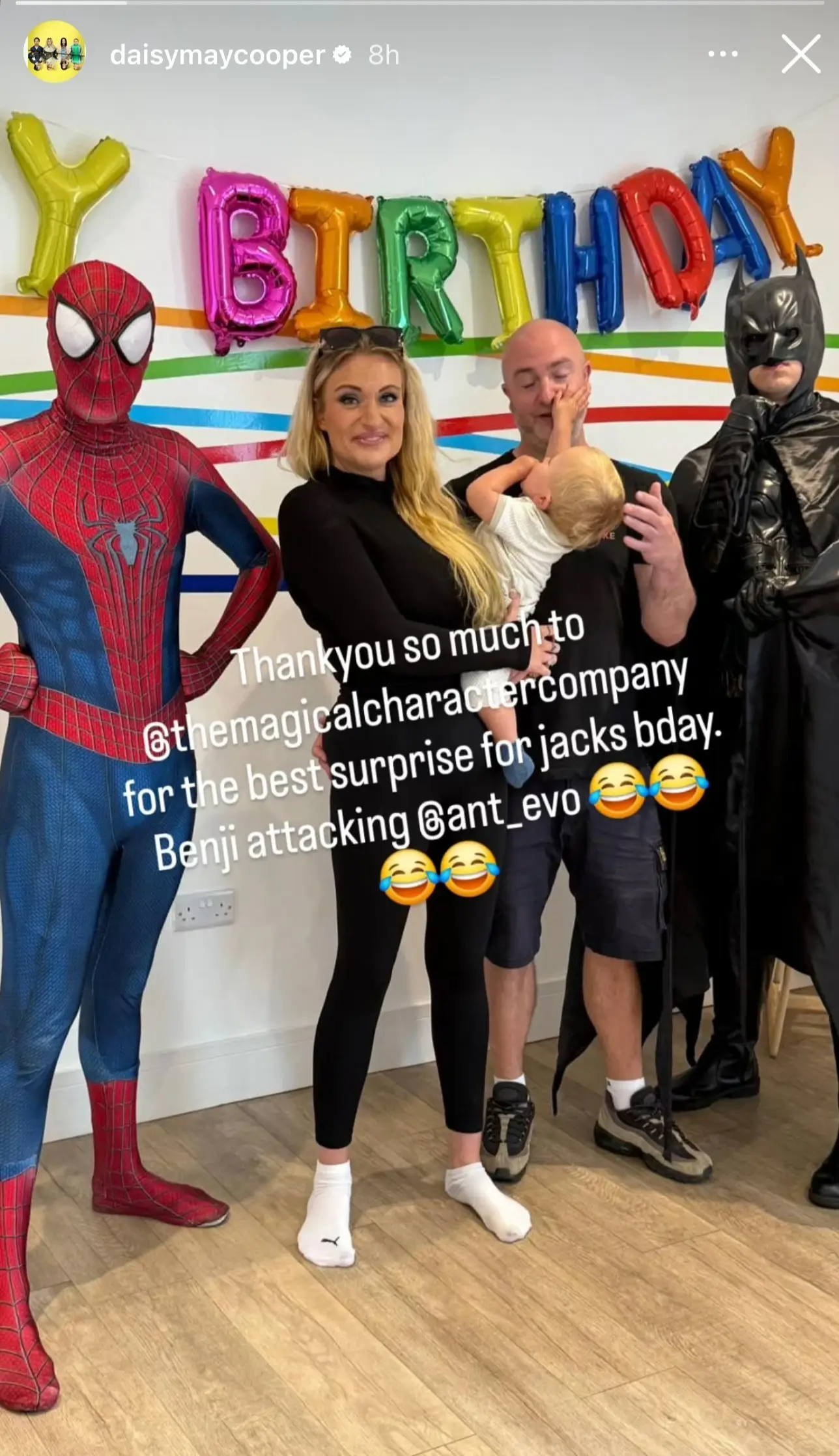 She recently shared a snap following her son's birthday (Instagram/@daisymaycooper)