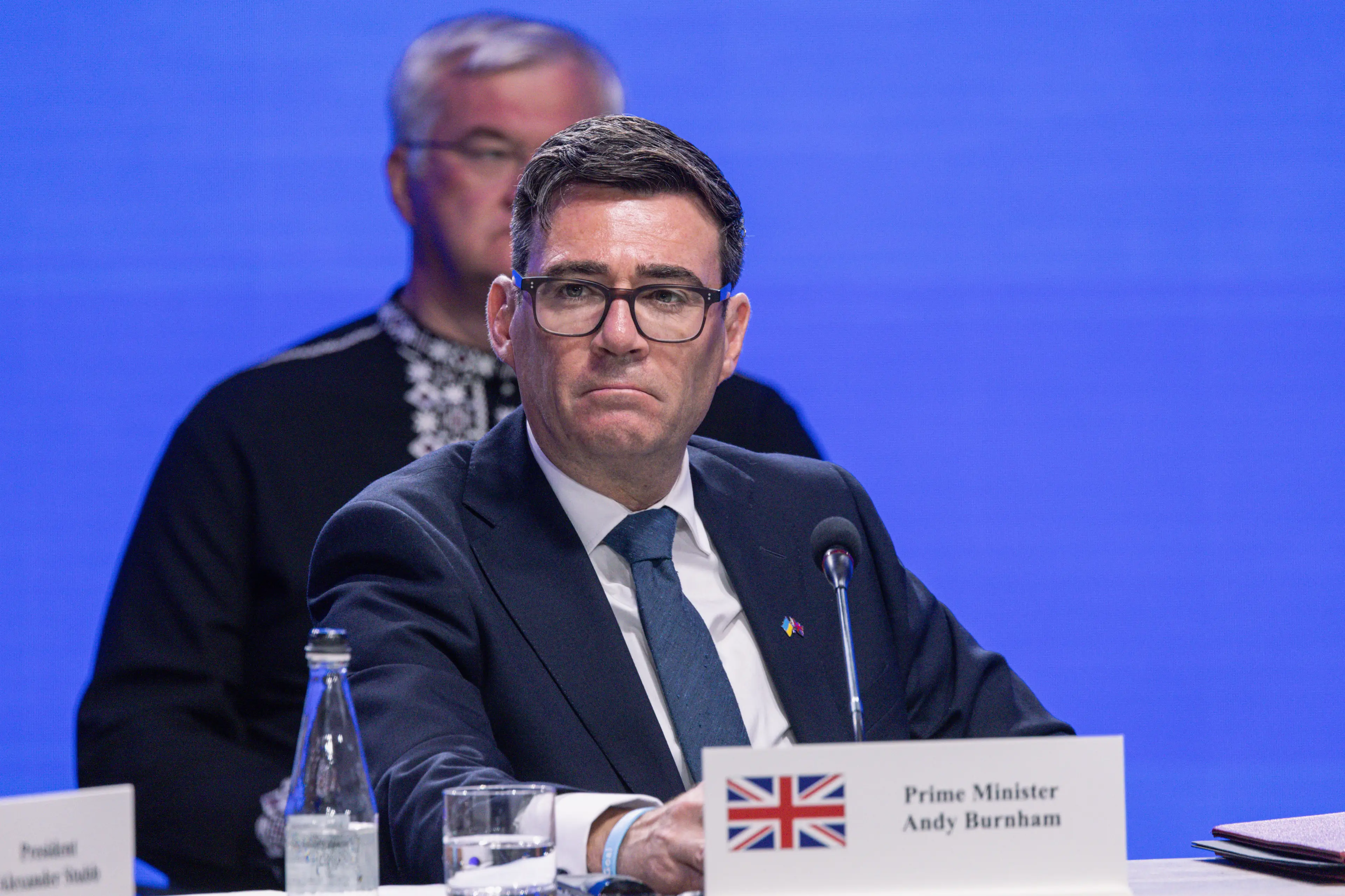 Russian society is allegedly unhappy with Prime Minister Andy Burnham, who visited Ukraine earlier this month (Diego Fedele/Getty Images)