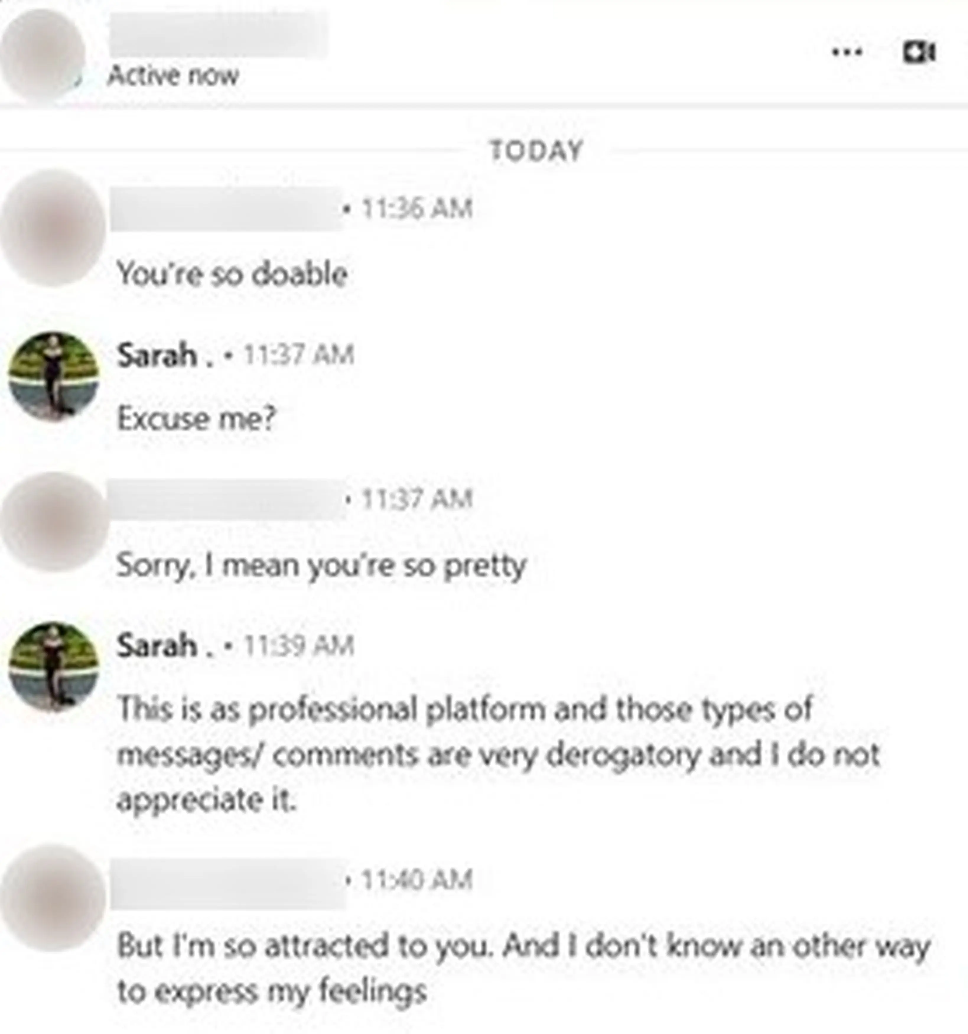 The exchange between the two got heated quickly (Kennedy News and Media)