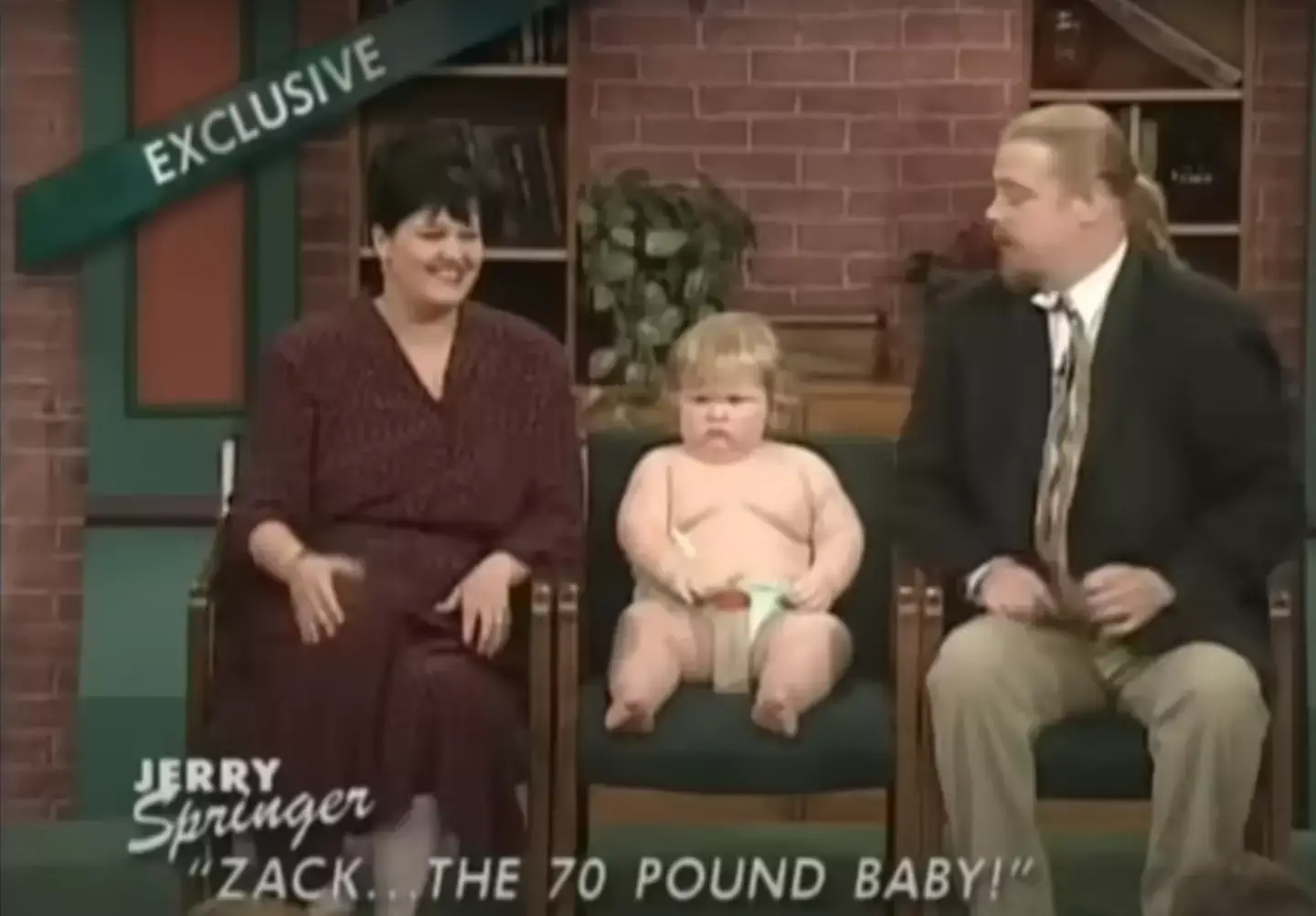 Zach Strenkert appeared on the show as a toddler in 1996 (CBS)