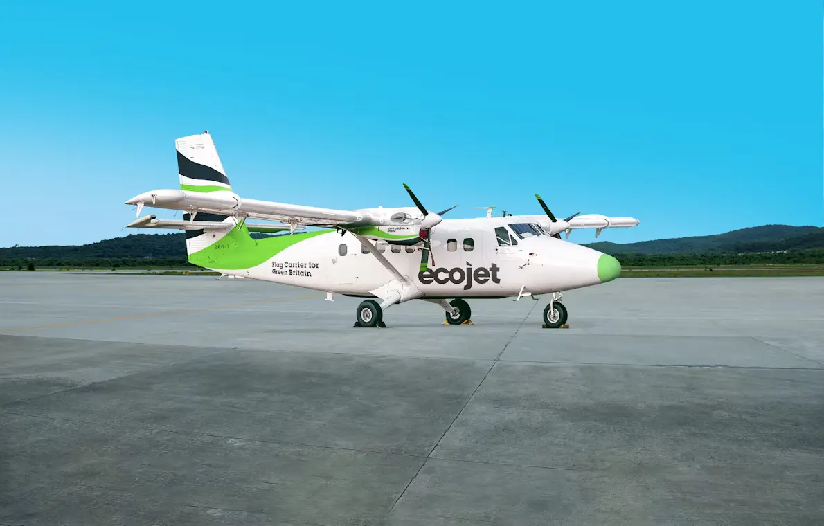 An EcoJet plane (EcoJet)